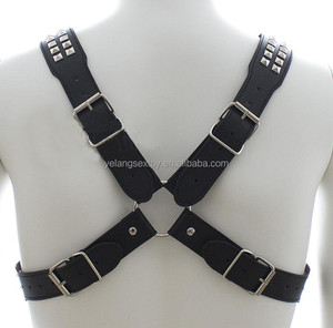 Lobo negro marca productos Chinos al por mayor masculina de cuero <span class=keywords><strong>bondage</strong></span> <span class=keywords><strong>bondage</strong></span> y masculino llevaba - Product Image 3