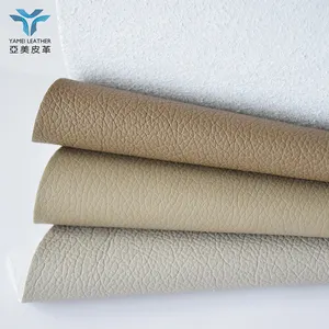 Hydrolyzing resistance like real leather PU microfiber fabric leather for sofa and furniture upholstery