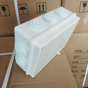 IP65 Junction Box - ABS Enclosure 400x350x120mm, Outdoor Waterproof Electrical Box With Screws & Rubber Stoppers - View #7