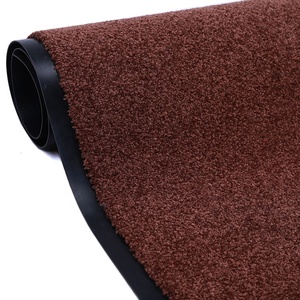 Tappetino per porta con stampa a getto UV quadrato floreale classico <span class=keywords><strong>antiscivolo</strong></span> in Nylon e <span class=keywords><strong>tappeto</strong></span> in <span class=keywords><strong>gomma</strong></span> lavabile con taglio arcobaleno - Product Image 6