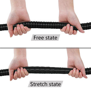 Guinzaglio da passeggio in piombo per animali domestici con cuciture elastiche in Nylon riflettente OEM all'ingrosso - Product Image 3