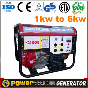 fácil de mover china 6kw 6 kobal kva generador de la gasolina para la venta con doble voltaje - Product Image 1