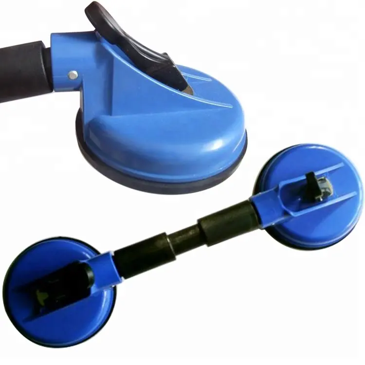 4.8inch hot selling in Korea Double heads sucker suction lifter glass vacuum lifter suction cups plastic for windscreen