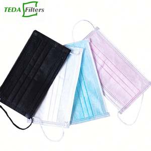 Desechables 2 capas no tejida media mascarilla materia prima - Product Image 6