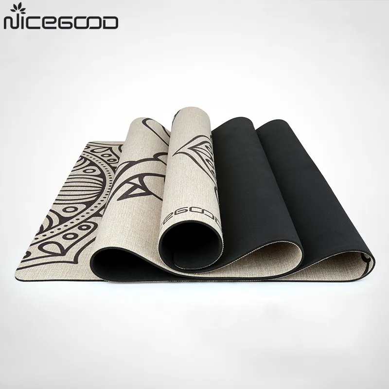 Резиновые коврики для йоги с сублимационной фирменной эко-печатью, под заказ, для горячей йоги, OEM около 3 рабочих дней, 183*61 см или под заказ