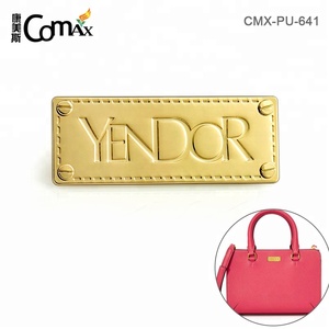 <span class=keywords><strong>4</strong></span> <span class=keywords><strong>esquinas</strong></span> con decoración de tornillos chapado en oro personaliza tu logotipo Logotipo de metal para bolsos - Product Image 2