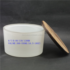 Givré blanc plat <span class=keywords><strong>grand</strong></span> verre <span class=keywords><strong>photophore</strong></span> - Product Image 1