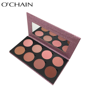<span class=keywords><strong>Moda</strong></span> profesional 8 colores <span class=keywords><strong>Blush</strong></span> paleta con espejo - Product Image 3