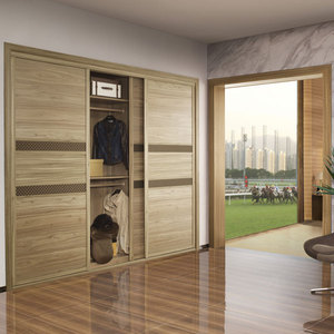 <span class=keywords><strong>Armario</strong></span> Extensible <span class=keywords><strong>Empotrado</strong></span> Moderno con 3 Puertas Corredizas para Muebles <span class=keywords><strong>de</strong></span> Hogar - Product Image 1