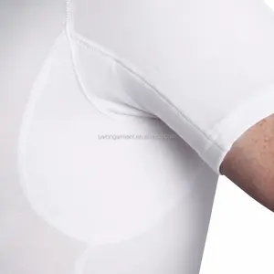 sports man underarm sweat proof pads sweatproof real modal undershirt t shirt