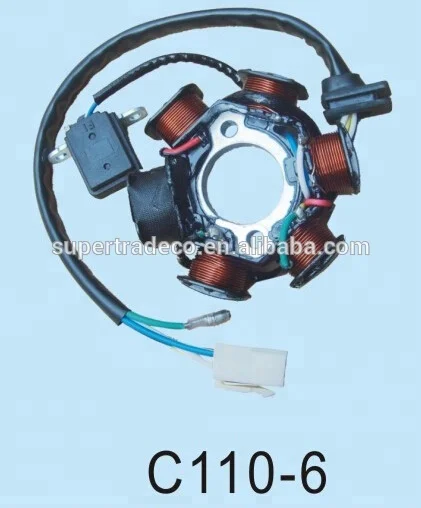 Запчасти для мотоциклов, магнитная катушка C110, 6 катушек