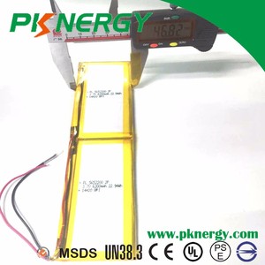 Rechargeable li-polymère batterie pack 2 P 3.7 v 6200 mAh 5652200 batteries lipo - Product Image 1