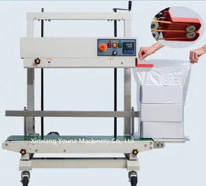 Continuous band sealing machine 15kg 10kg 5kg bag vertical sealer