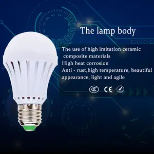 Yimiproi — ampoule led intelligente rechargeable en énergie, lampe d'urgence, éclairage domestique e11