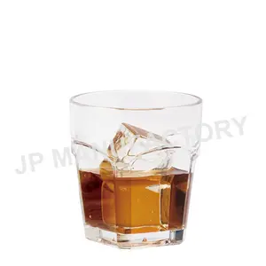 10 Unzen altmodisches Glas 300ml Kunststoff Polycarbonat Whisky Weinglas