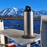 Sous-verre antidérapant en néoprène avec ventouse pour boissons, idéal pour la navigation, le camping et le bureau