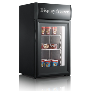 1.9 cuft glass door countertop ice cream freezer merchandiser