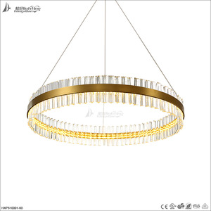 Moderno colgante LED tira k9 araña de cristal de <span class=keywords><strong>hotel</strong></span> - Product Image 1