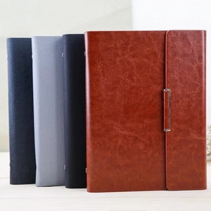 A5 diario de cuero negocios planificador <span class=keywords><strong>cuaderno</strong></span> de hojas sueltas - Product Image 4