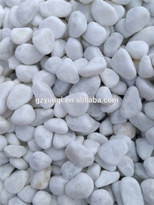 Vente en <span class=keywords><strong>gros</strong></span> de galets de rivière blancs naturels écologiques YUNQI à bas prix pour l'aménagement paysager, forme ronde - Product Image 3