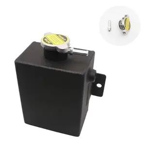 Universale 12L di Alluminio Serbatoio Catch Can Serbatoio Con Filtro Sfiato Olio Auto di Scarico