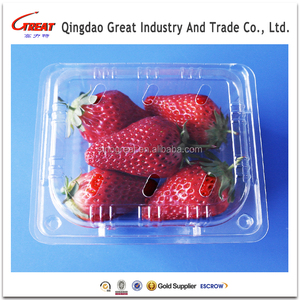 Nhựa Dâu Tây Bao Bì Container, Vỉ Blueberry <span class=keywords><strong>Clamshell</strong></span> Với Lỗ Khí - Product Image 6