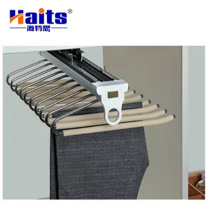 Porte-pantalon coulissant multifonctionnel en forme de V, fermeture sur le dessus et multifonctionnel, matériel de maison