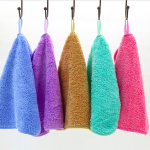 Serviettes de toilette carrées en microfibre pelucheuse et moelleuse, 300 g/m², douceur pour enfants, sol, cuisine, lavage de voiture, table, salle de bain, verre, usage sec, boucles - Product Image 1