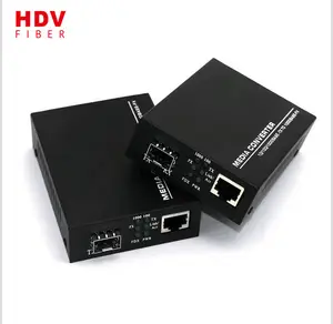 SFP Media Converter 10/100/1000 בסיס מדיה ממיר סיבים אופטי מדיה ממיר 10/100/1000