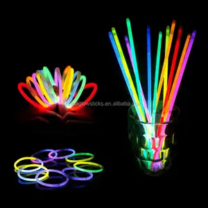 Goedkope Glow Stick Neon 8Inch Party Glow Light Stick Armband Massaproductie Glow Stick Armband