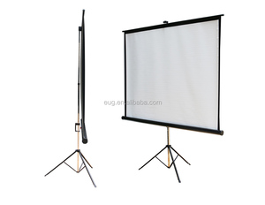 חדש 60-300 inches חצובה הקרנה נייד מסך מקרן כיכר עמדת משרד - Product Image 5