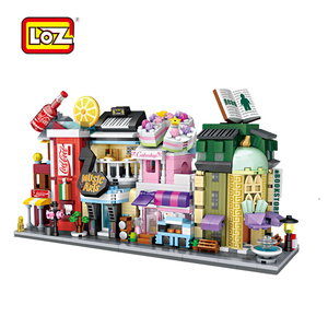 Mini inteligente bloques Loz City Street Creator bloques de juguete <span class=keywords><strong>libro</strong></span> strore modelo de construcción de juguete ladrillo - Product Image 3