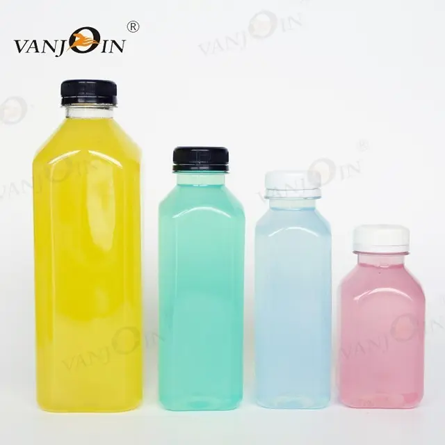 500ミリリットルWholesale PET Food Grade Custom Logo Plastic Cold Pressed Juice BottleためLemon Water