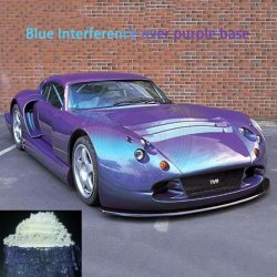 Interferenze Blu Fantasma Perla Pigmento In Polvere per la Pittura Auto - Product Image 2