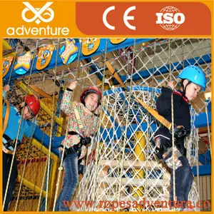 Cursos de cordas, crianças curso de obstáculo, equipamentos pista de obstáculos