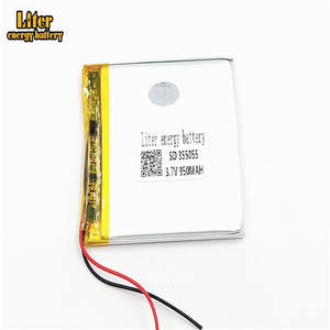 Hot sale 355055 950 mAh <strong>3</strong>,7 V LiPo battery small lithium battery solar cell for Blood Glucose - Product Image 1