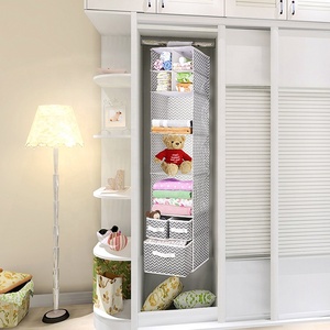 Đa Chức Năng 20-35L Hình Chữ Nhật Treo Kệ Bền Vững Tủ Quần Áo Tường Túi Đồ Chơi Lưu Trữ Túi Quần Áo Lưu Trữ Hộp Thùng - Product Image 5