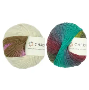 Charmkey ขายส่งธรรมชาติ merino ขนสัตว์ 2 60 nm superfine merino ขนสัตว์เส้นด้าย