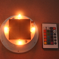 Système de lumière solaire à fibres optiques de grande taille jamais brite lampe de lune de jardin européenne