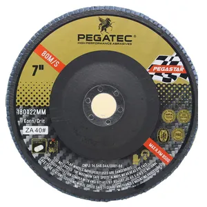 PEGATEC hoteche premium zirconia flexible flap disc sanding grinding