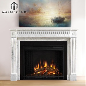 Chimenea <span class=keywords><strong>de</strong></span> mármol antigua <span class=keywords><strong>de</strong></span> regencia francesa, mantel carrara, chimenea <span class=keywords><strong>de</strong></span> mármol - Product Image 1