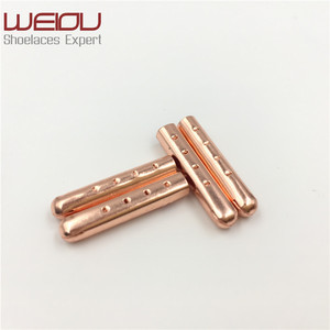 Weiou lacelocks emas desain aglets logam untuk tali sepatu mengikat tali sepatu - Product Image 1