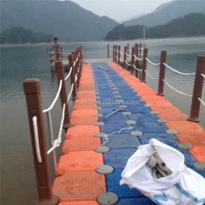 Modular Floating Pontoon Dock Perahu Platform Water Bridge Produk Penjualan TERBAIK DI Alibaba