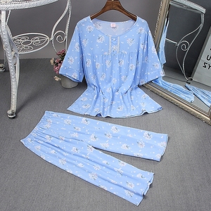 Ananas Loungewear femmes pyjama ensemble 2 pièces maison vêtements sommeil ensemble demi-pantalon ensemble filles rayonne pyjamas vêtements de nuit pour femmes - Product Image 3