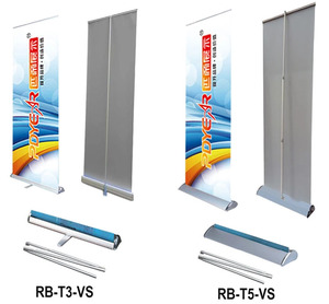 Cuộn lên biểu ngữ nhôm có thể thu vào Pop Up biểu ngữ hiển thị quảng cáo đứng rollup rộng cơ sở biểu ngữ đứng - Product Image 5