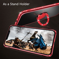 Diamant Bling Bling Shockproof Tpu Telefoon Gevallen Cover Voor Xiaomi Redmi Note 7