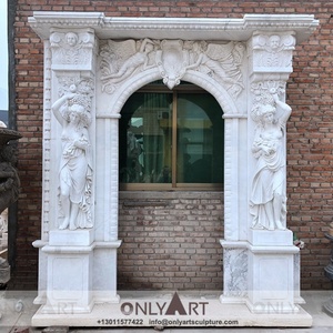 Statua dei gazebo della colonna di <span class=keywords><strong>marmo</strong></span> romano della donna decorativa all'aperto da vendere - Product Image 6