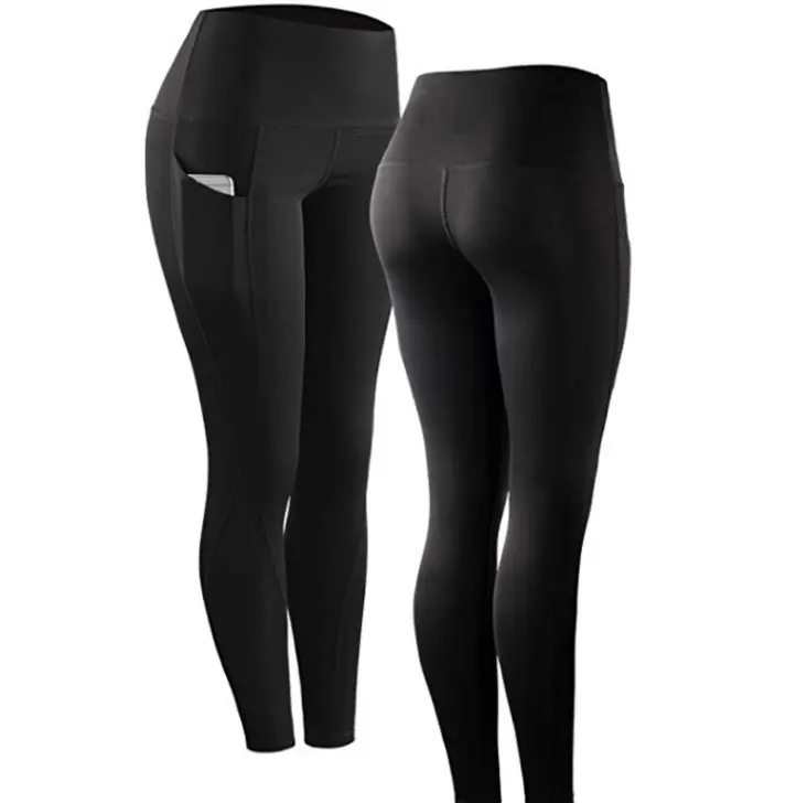 ยอดนิยมสูงเอวกางเกงโยคะกับกระเป๋าผู้หญิงโยคะกางเกงโยคะกางเกง leggings