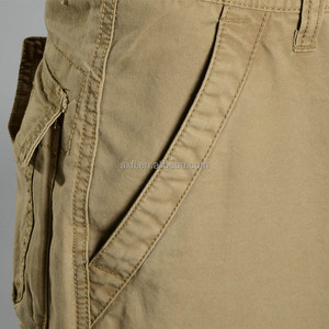 <span class=keywords><strong>Pantaloni</strong></span> <span class=keywords><strong>Cargo</strong></span> Chino <span class=keywords><strong>Kaki</strong></span> da Uomo Estivi Traspiranti Eco-Friendly in Twill Pesante a Vita Media Casual - Vendita all'Ingrosso - Product Image 4
