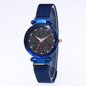 Custom Magnetic Japan Quartz Movt OEM cassa posteriore in acciaio inossidabile Stars Starry Sky Watch - Product Image 3